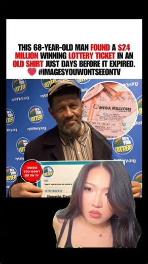 68-Year-Old Retiree Finds $24.1 Million Lottery Ticket in Old Shirt Pocket 💰