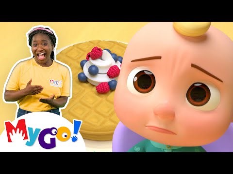 Breakfast Song | MyGo! Sign Language For Kids | CoComelon - Nursery Rhymes | ASL
