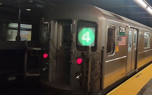 【铁路摄影】纽约地铁R62a型运行于4号线