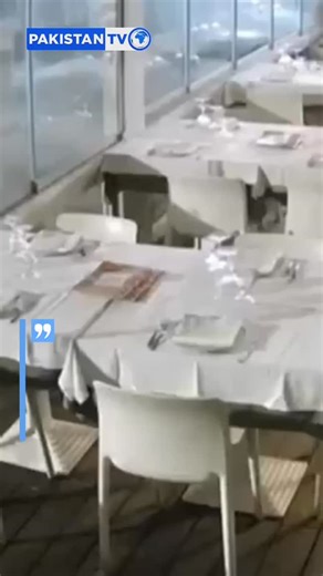 CCTV footage shows Cyclone Harry’s surge flooding a seafront restaurant in Catania, Sicily. The powerful surge swept through the dining area, highlighting the storm’s intensity and severe impact on the region. #cyclone #cctv #catania #sicily #stormharry #climateemergency #extremeweather #climateimpact #severeweather #flooding #pakistantv #pakistantvglobal | Pakistan TV