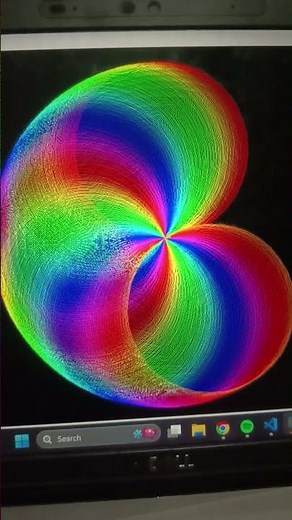 how to create rainbow 🌈 colour design in python coding in vs code