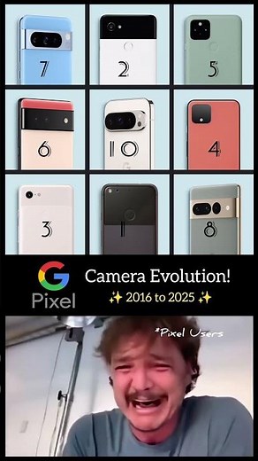 Evolution of Google Pixel Series from 2016 to 2025 📱✨ #googlepixel #shorts