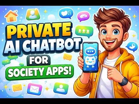 🏠🤖 Private AI Chatbot for Society Apps | Smart & No Hardcoding 💾✨