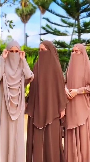 💞✨ Beautiful Niqab Style 2026 | Trending Muslim Fashion | Elegant Hijab & Niqab Look ✨ #hijab #trend