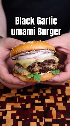 This is the Ultimate Umami Smashburger!