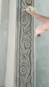 राउंड आर्च का pettern bel बूटे डिजाइन बनाएं इस विडियो को देखकर आसान ट्रिक से #interior #सीमेंट #POPDesign #2bhkhomes #ceilingdesign #walldecor | Savir Cement Art