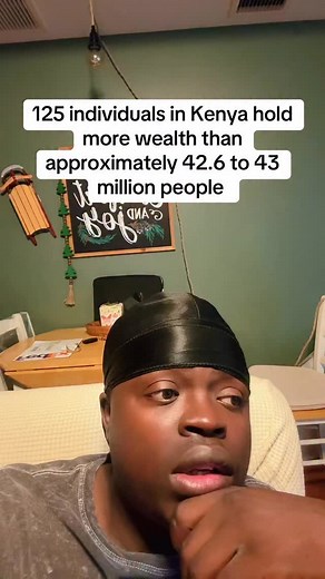 Arnold Malcom on Instagram: "125 individuals in Kenya hold more wealth than approximately 42.6 to 43 million people (equivalent to 77% of the total population)"