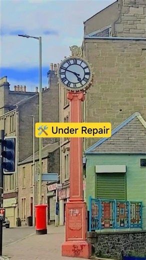 Dundee's Iconic Hilltown Clock Under Repair 🕰️ #scotland