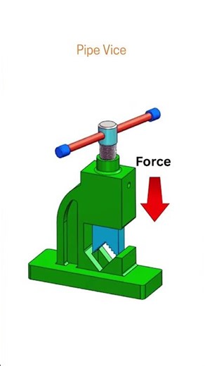 Pipe Vice. Working principle. #solidworkstutorial #cad