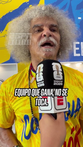 VALDERRAMA, RENDIDO A LOS PIES DE JAMES RODRÍGUEZ | 🎬 #ESPNMundial #Shorts