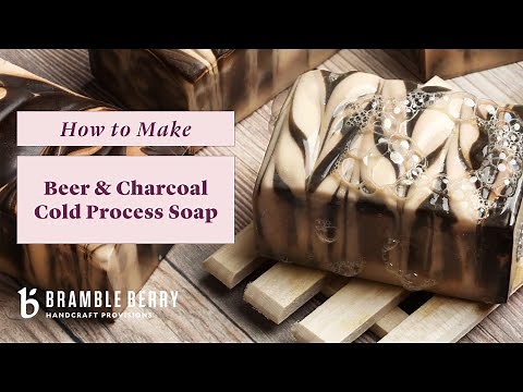 Anne-Marie Makes Charcoal Beer Soap - Palm-Free Soap Recipe | Bramble Berry