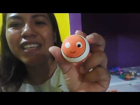 Decorando a NEMO en cascarón de HUEVO (pez payaso) 🐟🐚🐟