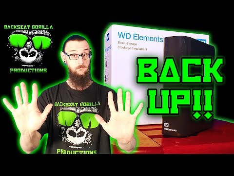 WD Elements External Hard Drive - Back Up Your Stuff!!
