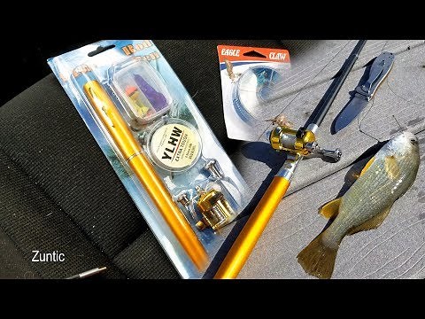 Fishing with a Pen Fishing Rod and Reel Combo Set
