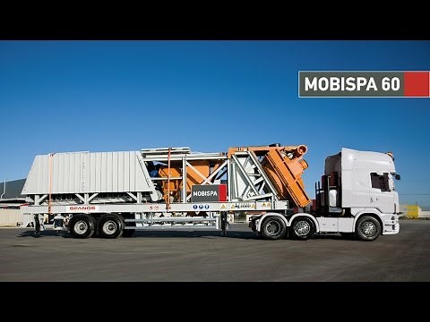MOBISPA 60 - Mobile concrete batching plant