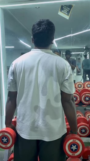 MVK on Instagram: "Shoulder workout 🏋️‍♀️ overhead press #gym #fyp"