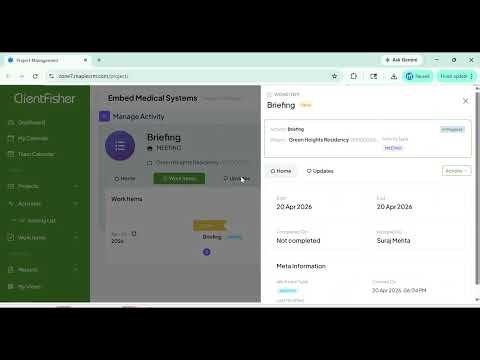 Project Management Demo Video