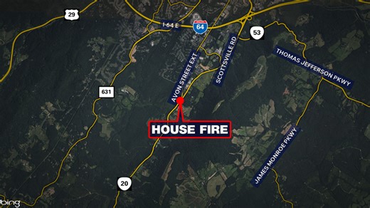Six people, seven animals displaced after house fire in Albemarle