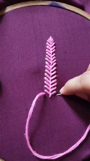 embroidery stitche tutorial #viral #loopstitch #beginnersstitch #handembroidery #crochet #craft