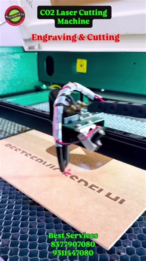 CO₂ Laser Cutting on MDF | Clean Cuts & Detailed Engraving | Laser Cutting & Engraving on MDF