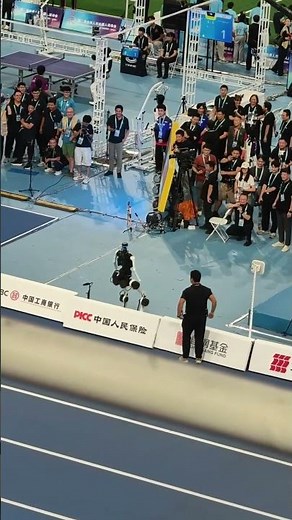Humanoid robot wins long jump with 7.97-meter leap in Beijing, China