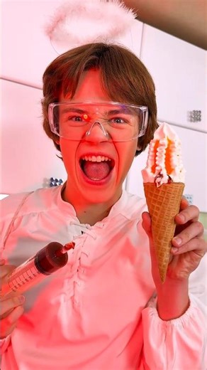 Angel Filled His Ice Cream With FIRE 😱🍦