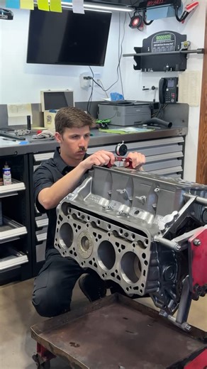 DAVE’S AUTO CENTER Utah - David Bell on Instagram: "7.3 Ford Power Stroke Engine Build with Bob the Builder"