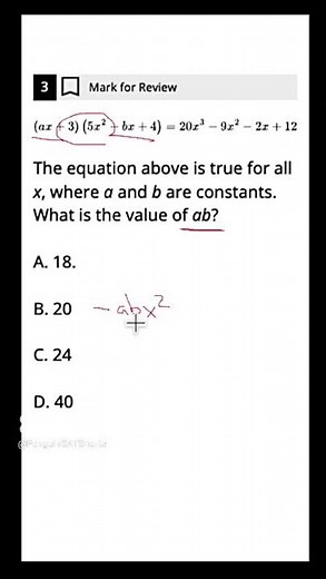 HARD SAT Math Question Explained
