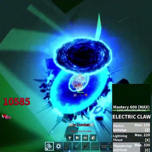 E Claw and Shark Anchor Combo #roblox #bloxfruits