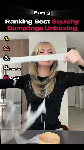 Ranking BEST Squishy Dumplings Unboxing - Part 3 #ranking #squishydumpling #glitterdumpling