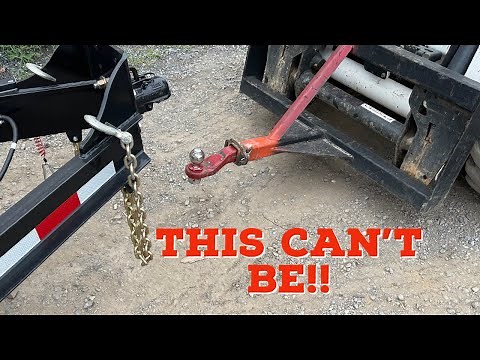 How To Move Trailers With a Skid Loader