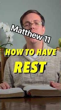 The Yolk of Jesus — Matthew 11 Explained #christiandevotional #restinjesus