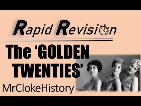 GCSE History Rapid Revision: Germany in the 'The Golden Twenties'