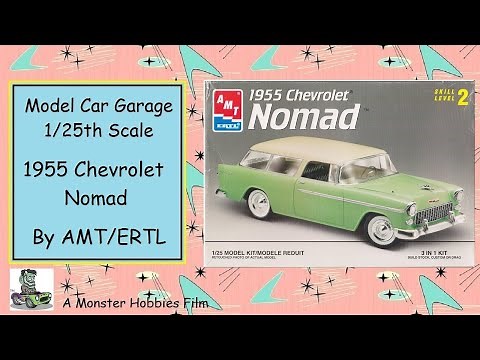 Model Car Garage - The 1955 Chevrolet Nomad by AMT/ERTL - A Model Car Kit Unboxing Video
