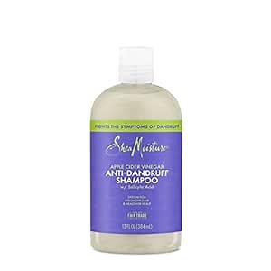 Shea Moisture Anti-Dandruff Shampoo Apple Cider Vinegar & Salicylic Acid For Removing Buildup System For A Healthier Scalp 13 Oz