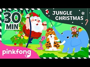 Jungle Bells and more | +Compilation | Christmas Songs | Best Carols | Pinkfong Songs for Children
