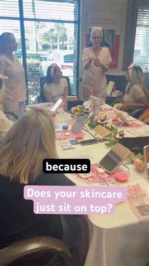 Ingredients like peptides, ceramides have to absorb below the surface to work! #biobarriermethod