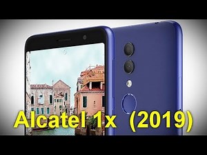 Specifications of the Alcatel 1x (2019) - an ultra-budget full-screen smartphone with a dual camera