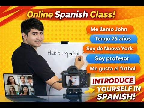 Learning Spanish 101 Live Class Recording (Introductions)
