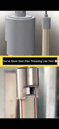 UniHow Water Pipe Threads Are Made | Amazing Pipe Threading Process ⚙️