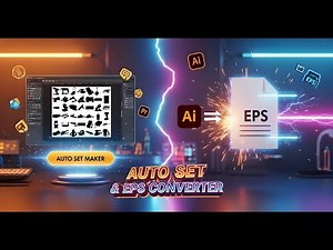 🚀 “Auto Set Script দিয়ে কাজ হবে ১০গুণ Fast! | EPS Export Tips in Illustrator🤯-Micro Design Lab