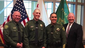 The Placer County Sheriff’s Office held an emergency graduation for a newly sworn deputy, a few weeks ago. Deputy Travis Wright was supposed to graduate from the police academy at American River College, but the graduation was cancelled because of the smoke from the Camp Fire. Wright attended the police academy on nights and weekends, while working full time as a correctional officer at the Auburn Jail. Sheriff Devon Bell generously helped organize the intimate graduation for Wright and his fami