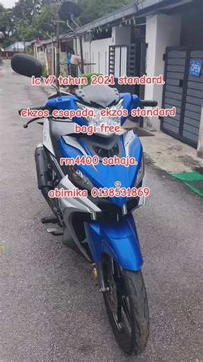 2K views · 127 reactions | Lc v7 tahun 2021 standard.  enjin standard smooth.  mileage x betul dah.  spotrim sp 522.  Ekzos espada, ekzos standard bagi sekali free  head blok standard. Kl cheras 螺 Rm4400 siap tukar nama.  0138531869 wasap sahaja.  Swap trade in plus duit on ✅ Sape2 nak jual motor pun bole roger abimika 酪 | Motor secondhand brand yamaha dan honda | Facebook