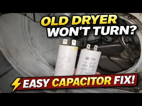 Old Fisher & Paykel Dryer Won’t Turn – Easy DIY Fix (Capacitor Replacement)