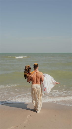 The Wedding Vows on Instagram: "A World Called Us, is a teaser film of @simransimranaway & @kvghumaan crafted by @theweddingvowsofficial 📸📽️ They met in one city. Built a life across many. And somewhere between LA, Thailand, and home— love chose its own geography. Simran & KV made us believe in the fact that, home isn’t a place it’s always a person ❤️ We love ♾️ your love. — The Wedding Vows Shot by - @theweddingvowsofficial Shot on - @sonyalpha Make up & hair - @visagebyvanita Event planners 