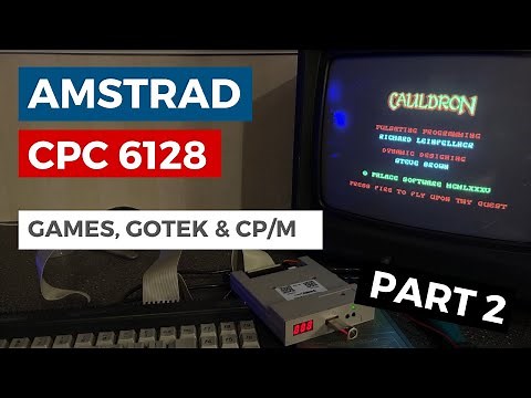 Amstrad CPC 6128 - Part 2 - Games, Gotek, CP/M and LOGO