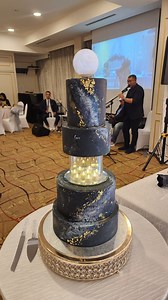 Levitating Moon Wedding Cake From Start To Finish. After 2½ years, here's my first Wedding Cake. I've compiled clips from our livestreams right up to the wedding and cake cutting ceremony. Hope you enjoy this video 🥰 | Glazed.sg