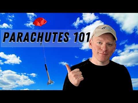 How to Attach and Fold Model Rocket Parachutes!