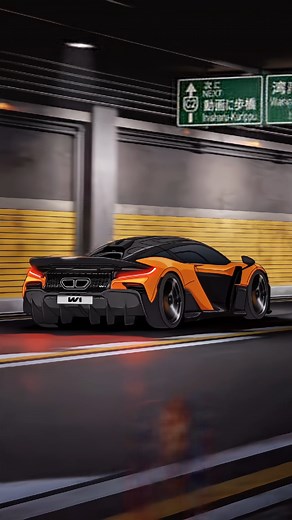 McLaren W1 Live Wallpaper - Hypercar Supercar Night Drive