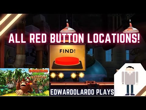 All Red Buttons Locations on Nintendo Switch - No Commentary [Donkey Kong Country Returns HD]